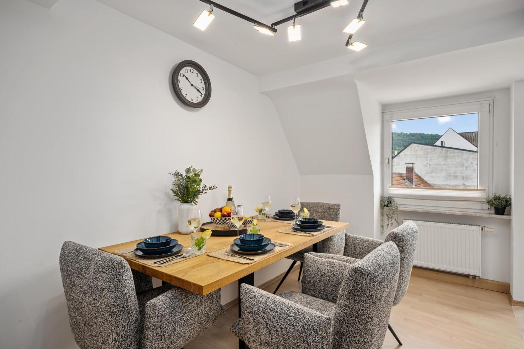 Modernes Appartementhaus Mit Self-Checkin Im Herzen Der Stadt Bad Kissingen Zimmer foto