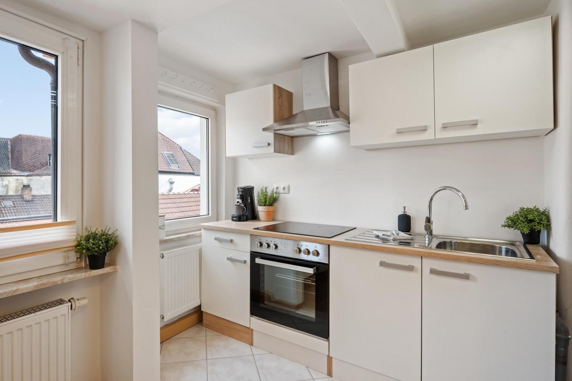 Modernes Appartementhaus Mit Self-Checkin Im Herzen Der Stadt Bad Kissingen Zimmer foto