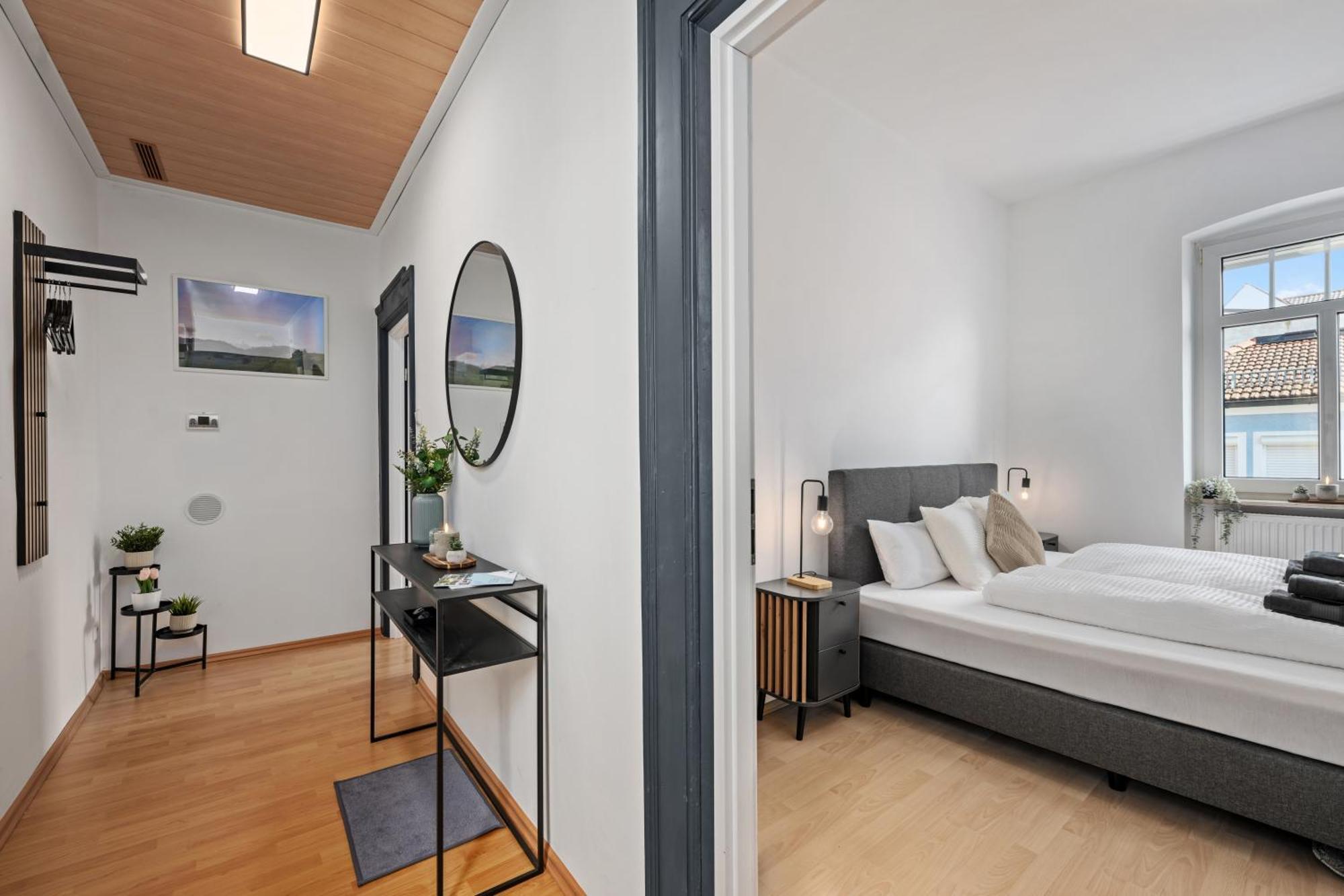 Modernes Appartementhaus Mit Self-Checkin Im Herzen Der Stadt Bad Kissingen Zimmer foto