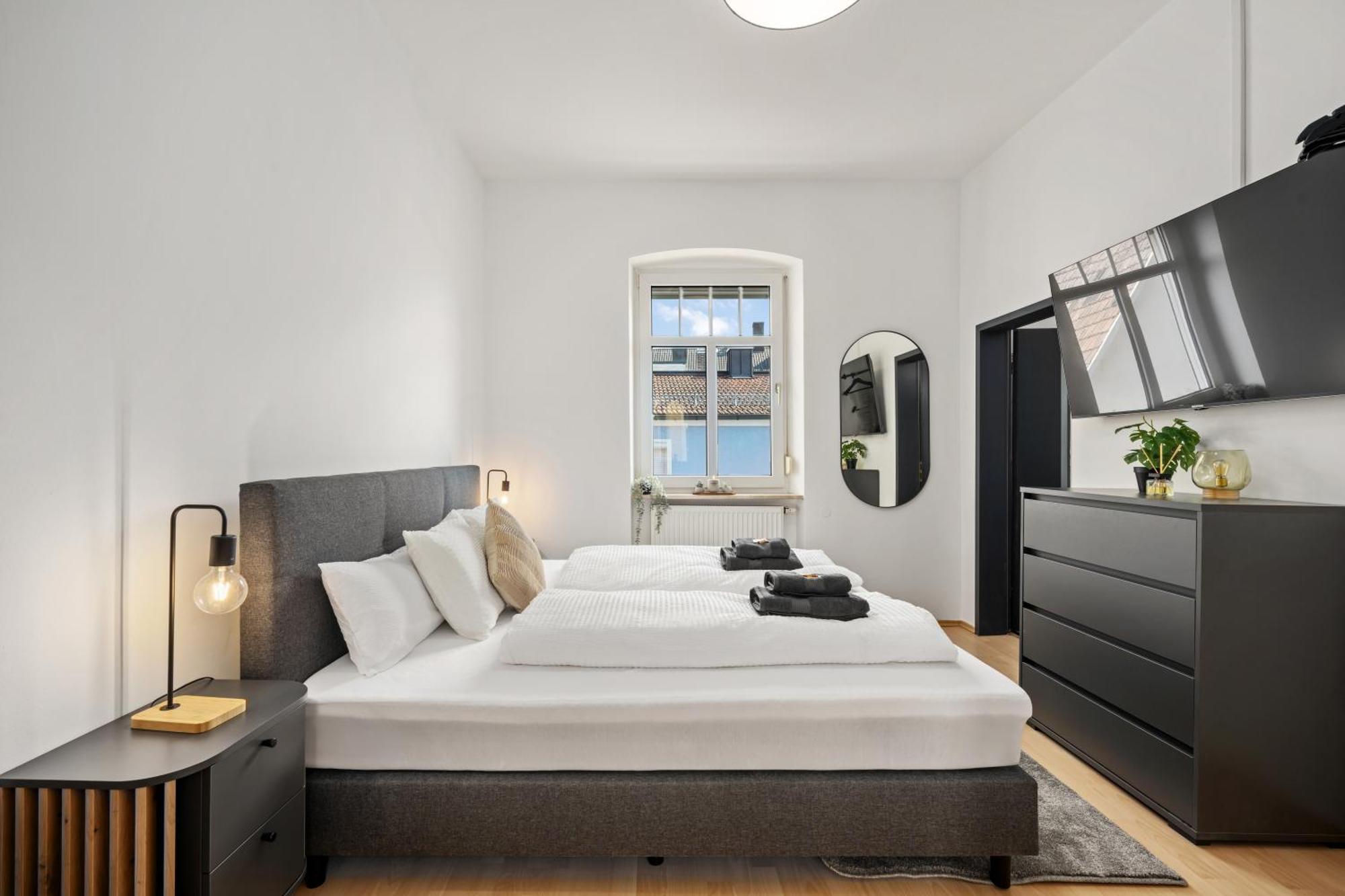 Modernes Appartementhaus Mit Self-Checkin Im Herzen Der Stadt Bad Kissingen Exterior foto