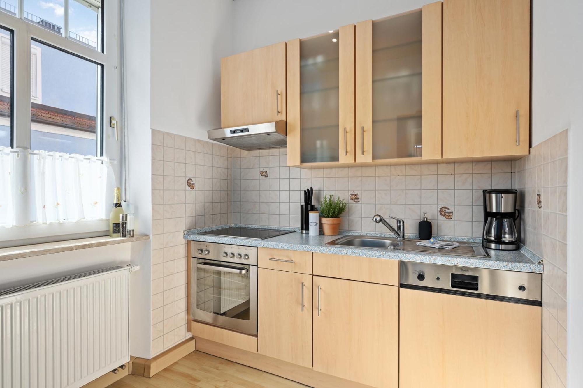 Modernes Appartementhaus Mit Self-Checkin Im Herzen Der Stadt Bad Kissingen Zimmer foto