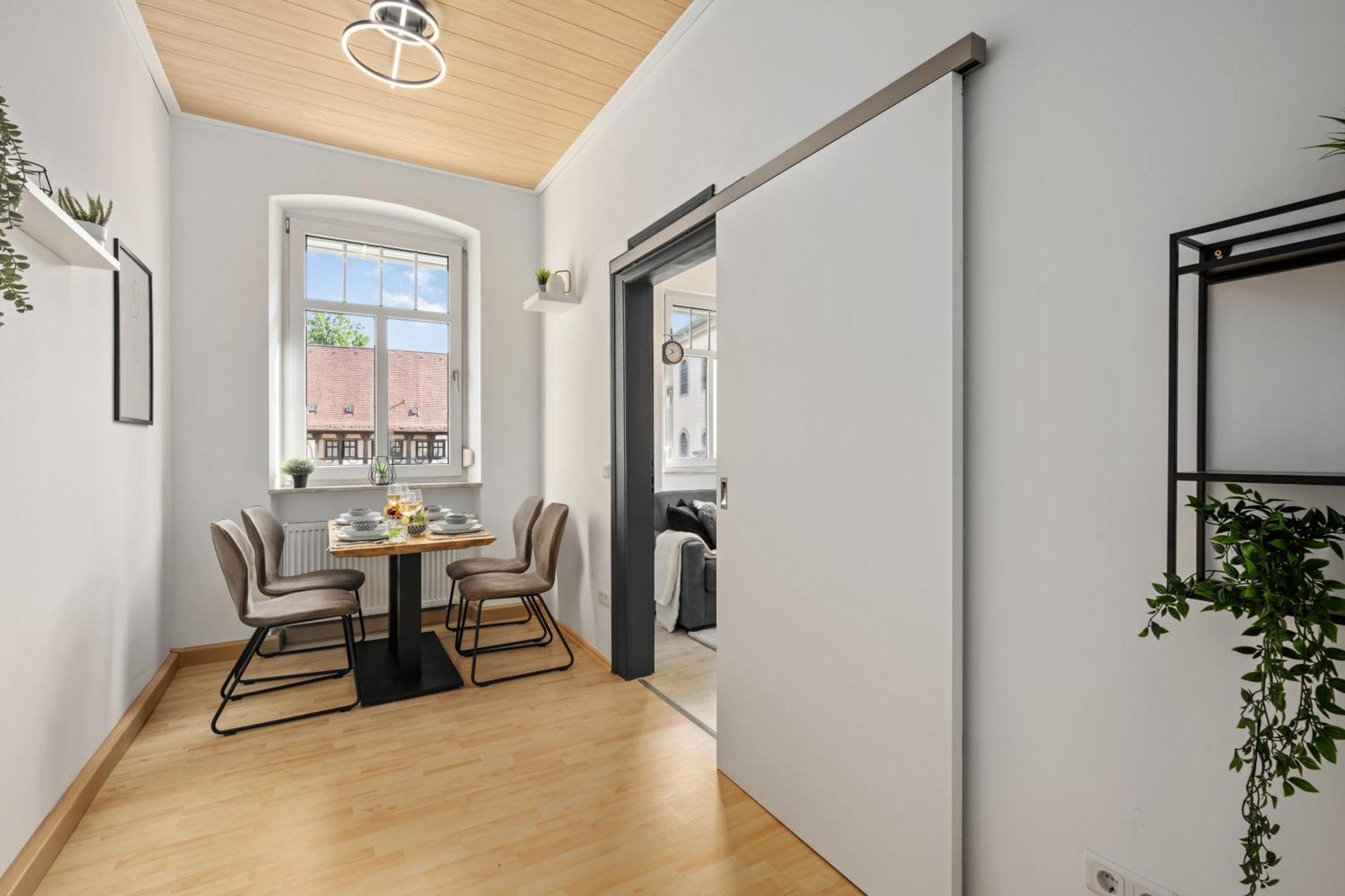 Modernes Appartementhaus Mit Self-Checkin Im Herzen Der Stadt Bad Kissingen Zimmer foto