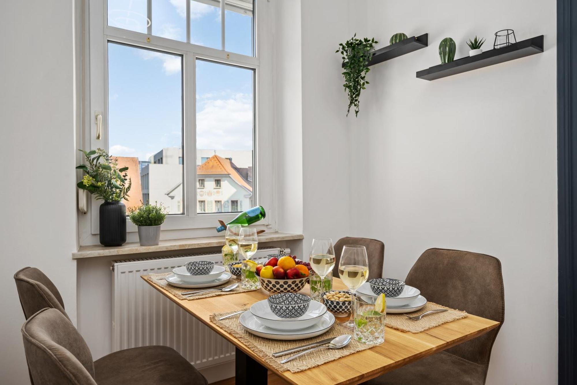 Modernes Appartementhaus Mit Self-Checkin Im Herzen Der Stadt Bad Kissingen Exterior foto